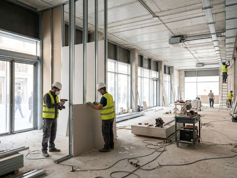 Construcción de locales comerciales