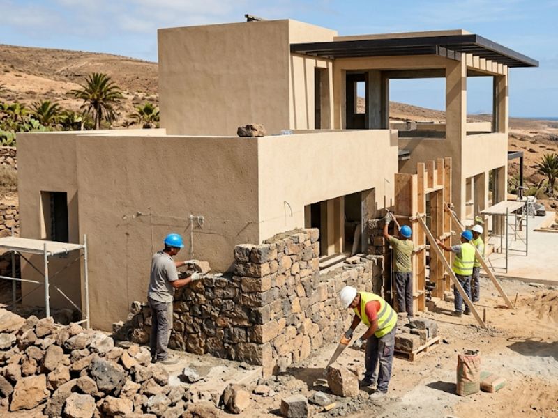 Especialistas en la construcción de viviendas en Fuerteventura
