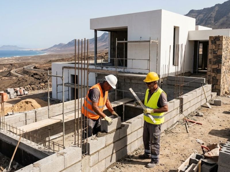 Especialistas en la construcción de viviendas en Fuerteventura